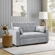 Gray sleeper deals sofa